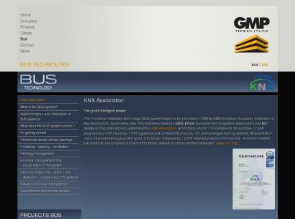 Ιστοσελίδα GMP Partners - BUS